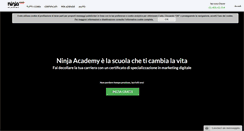 Desktop Screenshot of ninjacademy.it